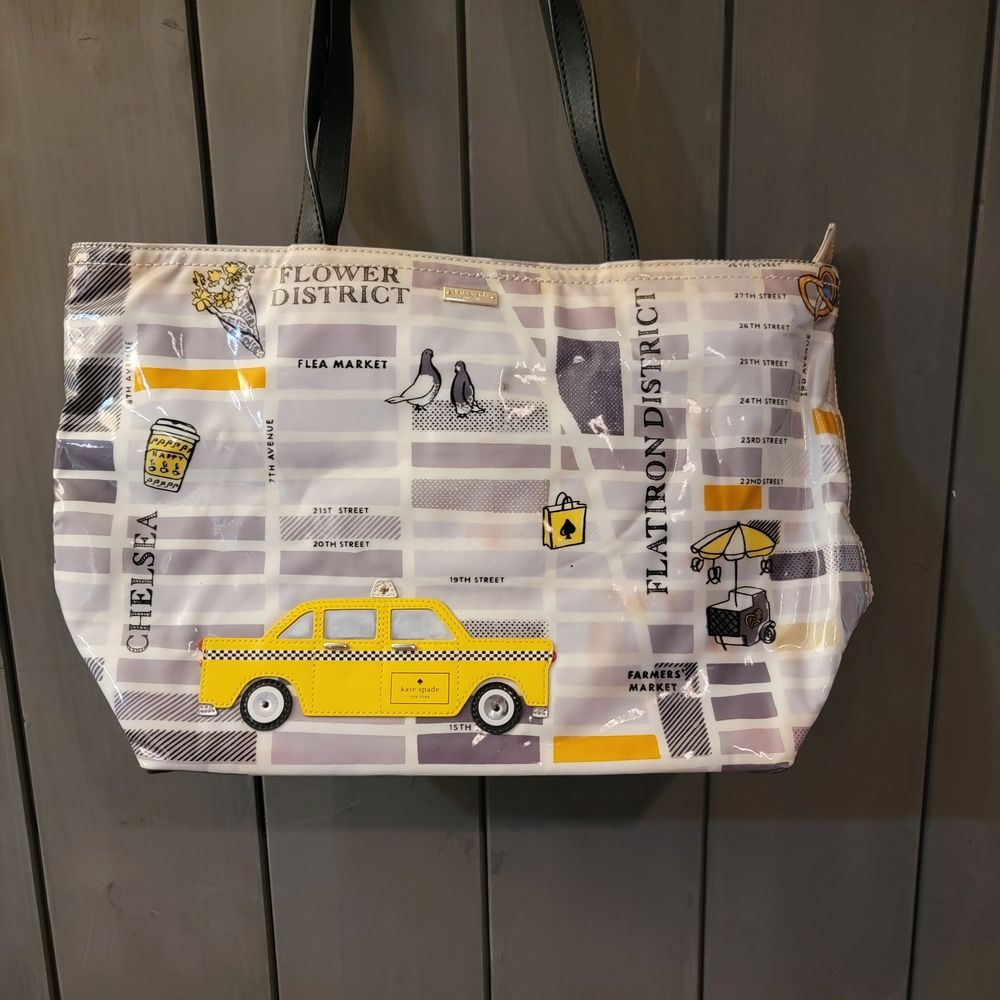 Y2K Rare Kate Spade Yellow Taxi Cab New York